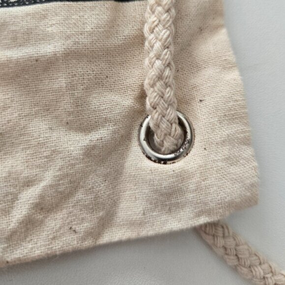 Spell Drawstring Peacock Linen Bag Backpack b24E - Picture 4 of 4